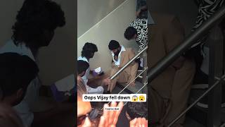 Vijay Devorkonda Fell Down 😱 On Stairs 😱😮 shorts [upl. by Sharia58]