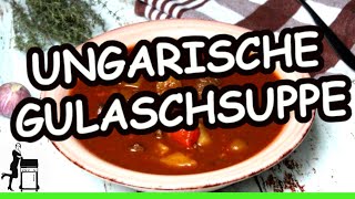 Kräftige Ungarische Gulaschsuppe mit Kartoffeln [upl. by Anavahs68]