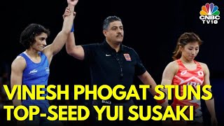 Paris Olympics 2024Vinesh Phogat Storms Into The Women’s Freestyle 50kg Quarterfinals  Yui Susaki [upl. by Notfa]