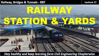 RBT  17  Railway Station amp Railway yards  Types of Railway station and yards [upl. by Airrat257]