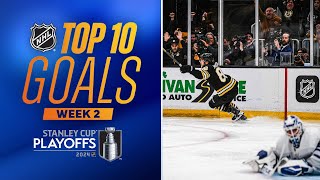 NHL Top 10 Goals from Week 2  2024 Stanley Cup Playoffs [upl. by Oribella]