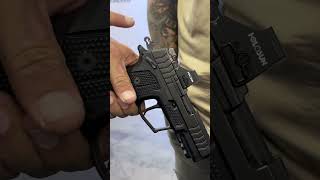 New TRIPLE ACTION Pistol What🤯 bladeshow youtubeshorts shortsvideo pistol edc [upl. by Dej]