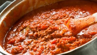 The GREATEST Spaghetti Meat Sauce EVER [upl. by Kono841]