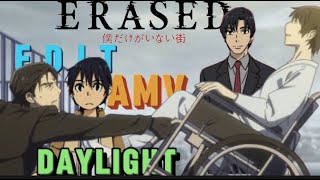 Erased anime Episode 12 last scene  Satoru X Yashiro  amazing scene  erased edit satoru [upl. by Leong828]