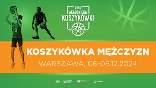 Liga Akademicka AZS  Warszawa  Koszykówka M  AWF Warszawa  UW Warszawa [upl. by Alekim630]