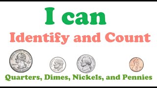 Counting Money Quarters Dimes Nickels Pennies [upl. by Pascoe766]