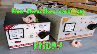 5kva3kva stabilizer price [upl. by Mehs]