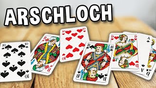 ARSCHLOCH  BETTLER Kartenspiel  Spielregeln TV Spielanleitung Deutsch [upl. by Mcmullan118]