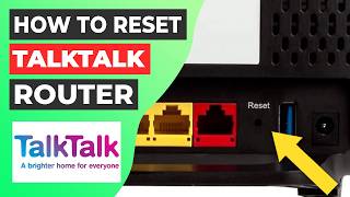 🔁 How to Reset a Router  Talktalk [upl. by Nnave433]