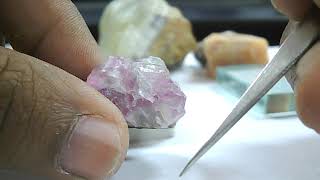 Practical demonstration of hardness of minerals Mohs Hardness Scale [upl. by Edmondo]