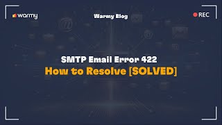 SMTP Email Error 422  How to Resolve SOLVED [upl. by Areik982]