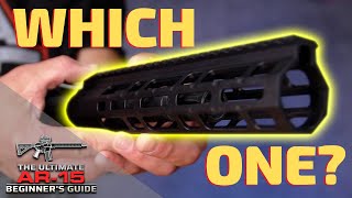 Ep5 Which AR15 Handguard is Best For You MLok Picatinny Free Float DropIn Quad Rails [upl. by Bradlee]