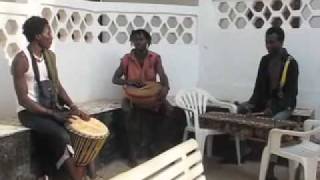 Traditional Guinean Song with the Gongoma Balafon amp Djembe [upl. by Millian]