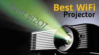 best projector  havit pj207  best mini wifi projector review [upl. by Annaear214]