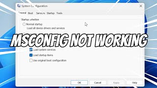 Cara Mengatasi MSCONFIG Tidak Bisa Dibuka Tidak Berfungsi di Windows [upl. by Aikit]