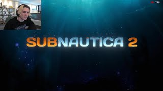 xQc Reacts to Subnautica 2 Official Trailer [upl. by Viscardi]