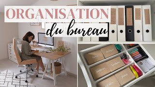 Organisation et rangement du bureau pour la rentrée  DIY [upl. by Tera]