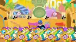 Moshi Monsters  Big Bad Bill and the Woolly Blue Hoodoos  Go Do The Hoodoo  Music Video [upl. by Zacarias]