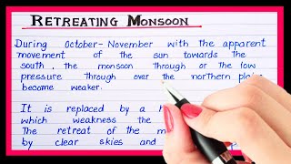 What is retreating monsoonDefinition of retreating monsoon  Retreating monsoon kise kahate hain [upl. by Haiacim805]