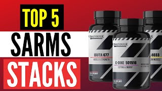 Best SARMs Stacks 2024 Top 5 SARMs For Bulking Cutting Strength amp Recomp [upl. by Noicpesnoc]