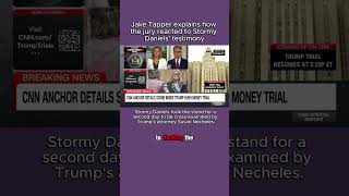 Jake Tapper explains how the jury reacted to Stormy Daniels testimony StormyTestimony JuryReacts [upl. by Ayocal92]