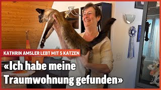 Kathrin Amsler hat mit ihren fünf Katzen die Traumwohnung gefunden  So wohnt die Schweiz  Folge 5 [upl. by Greysun417]