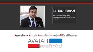 Dr Ravi Bansal  PreOperative Assessment for creating an AV Fistula [upl. by Ingaberg]