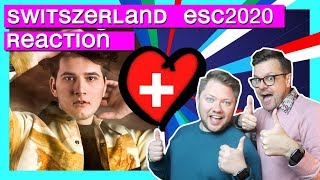 Switzerland Eurovision 2020  REACTION VIDEO  Gjons Tears  Répondezmoi  CH [upl. by Aienahs]