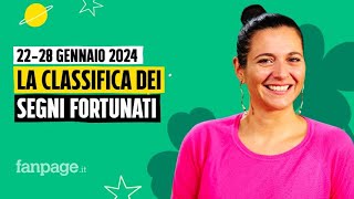 Oroscopo la classifica dei segni più fortunati della settimana dal 22 al 28 gennaio 2024 [upl. by Bonnell]