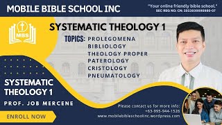 Systematic Theology 1  S32 Bibliology Part 2 Canon of the Bible [upl. by Akema]