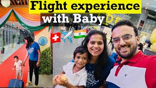 Flying Switzerland to India with baby [upl. by Uthrop]