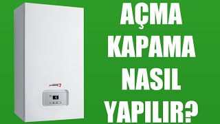 Protherm Kombi Açma Kapama Nasıl Yapılır [upl. by Oicatsana]