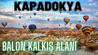 Kapadokya balon nereden kalkıyor Kapadokya balon kalkışı izleme [upl. by Suivatnom]