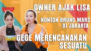 OWNER AJAK LISA NONTON BRUNO MARS DI JAKARTA GEGE MERENCANAKAN SESUATU [upl. by Ayor]