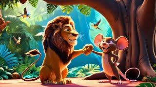 The Lion amp Mouse 3D Animated Stories for Kids  Tales Lion King  Bedtime Stories  Storytime [upl. by Bradney]