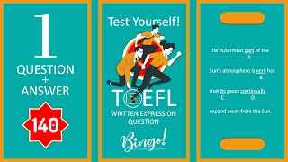 TOEFL Grammar Practice 140  Written Expression Questions Correlative Conjunctions  So…That [upl. by Annaer]