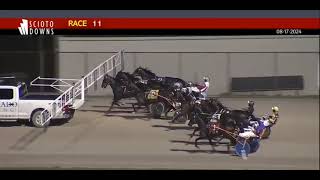 Scioto Downs  65000 OHIO SIRES STAKES 2 YEAR OLD FILLY TROT August 17 2024 [upl. by Carrie]