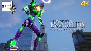 GTA 5  Evangelion Destroyed Los Santos City 4K [upl. by Jean]