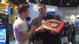 Madcatz Arcade FightStick TE2  E3 2013 part3 [upl. by Fattal]