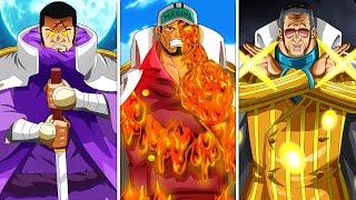 All 7 Admirals In One Piece Explained stronger than gods [upl. by Kcirrad]