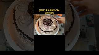 Birthday Cake short youtubeshorts cake chocolatecake cakedecorating tranding [upl. by Nwahs425]