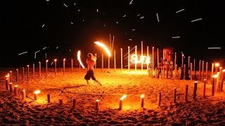 Fire and drum show Fire Beats [upl. by Esiocnarf389]