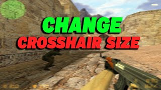 How To Change Crosshair size in CounterStrike 16 [upl. by Leunamnauj353]