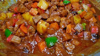 Mas Masarap pala Pag Ganitong Style ang Gawin mo sa Menudo Panghandaan Recipe [upl. by Mihalco875]