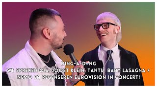 We spreken Joost Klein Tantu Baby Lasagna  Nemo en recenseren Eurovision in Concert  S6E27B [upl. by Colinson]