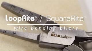 BeadSmith Spotlight Wire LoopRite amp SquareRite Pliers [upl. by Anceline]