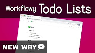 Workflowy in 2023 Todo Lists Tutorial [upl. by Atsyrhc]