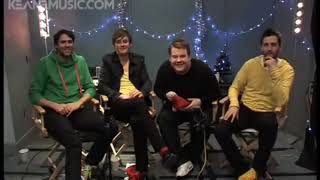 Keane Christmas Livestream with James Corden 2008 [upl. by Costin301]