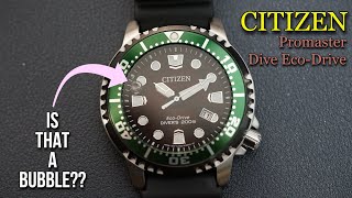 CITIZEN Promaster Dive EcoDrive Kermit ISO cert 200m dive watch Hands On Review unboxing BN015508E [upl. by Zetneuq54]