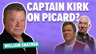 William Shatners thoughts on showing up on Star Trek Picard [upl. by Lleksah]